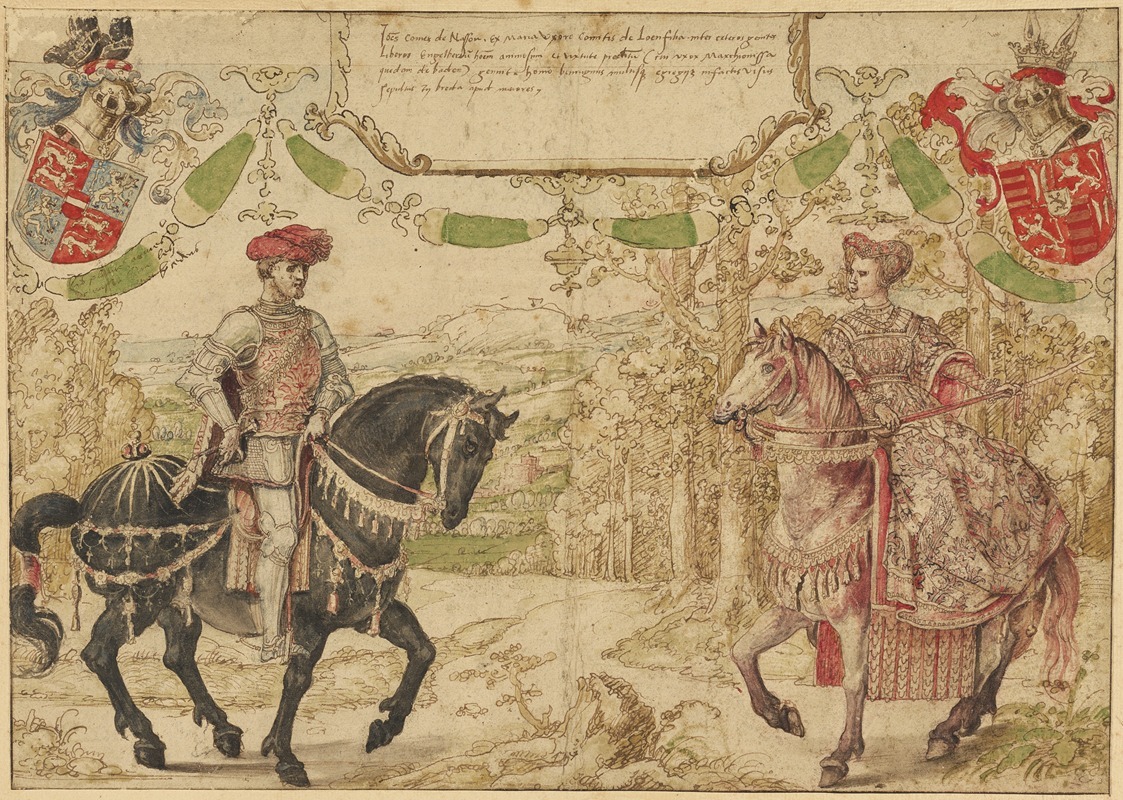 Bernard van Orley - Johan IV van Nassau and His Wife Maria van Loon-Heinsberg