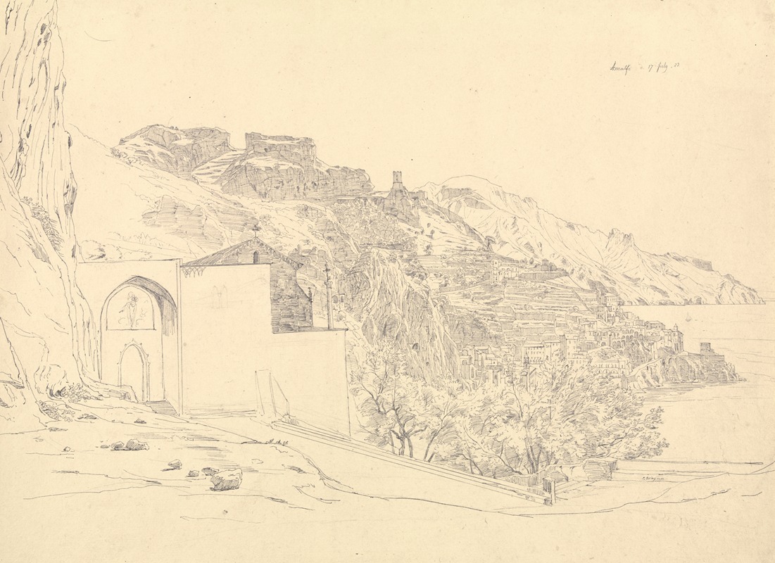 Carl Wagner - View of Amalfi