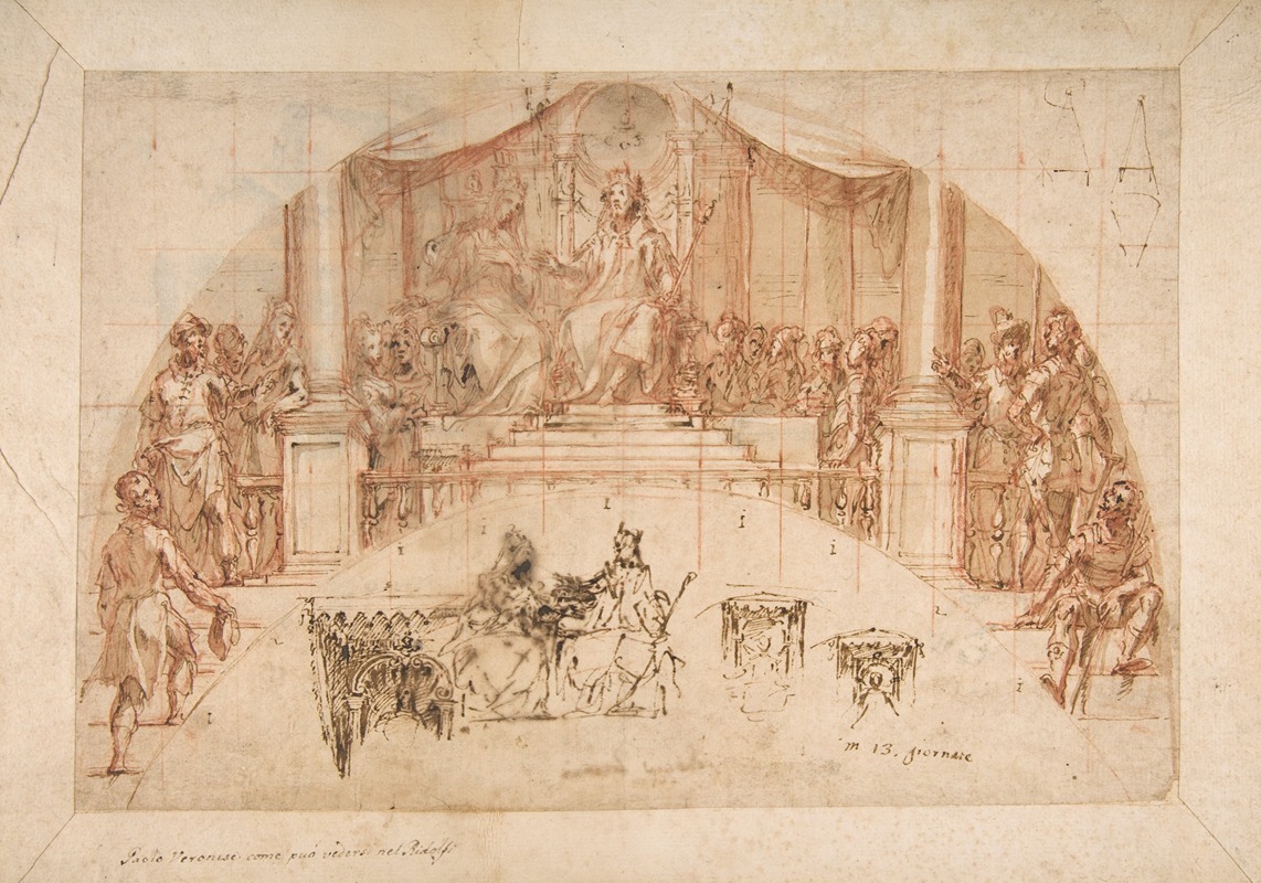 Carlo Urbino - The Coronation of Esther
