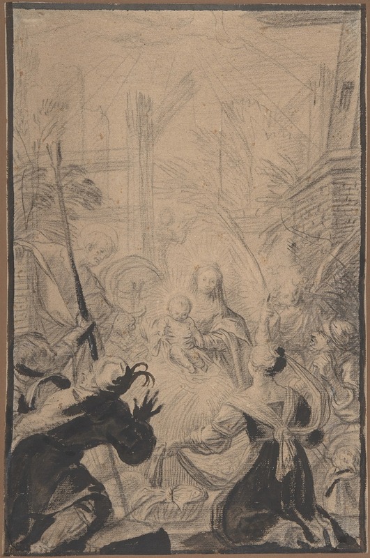 Claude Vignon - Adoration of the Shepherds