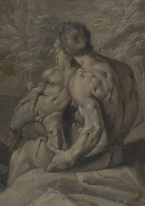 Cornelis Cornelisz Van Haarlem - Two Male Nudes