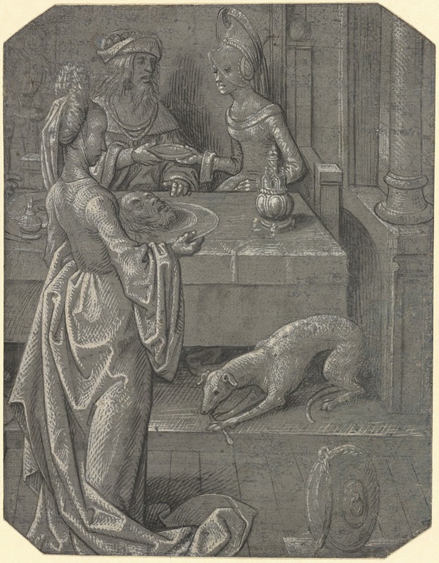 Cornelis Engebrechtsz - Salome with the Head of John the Baptist