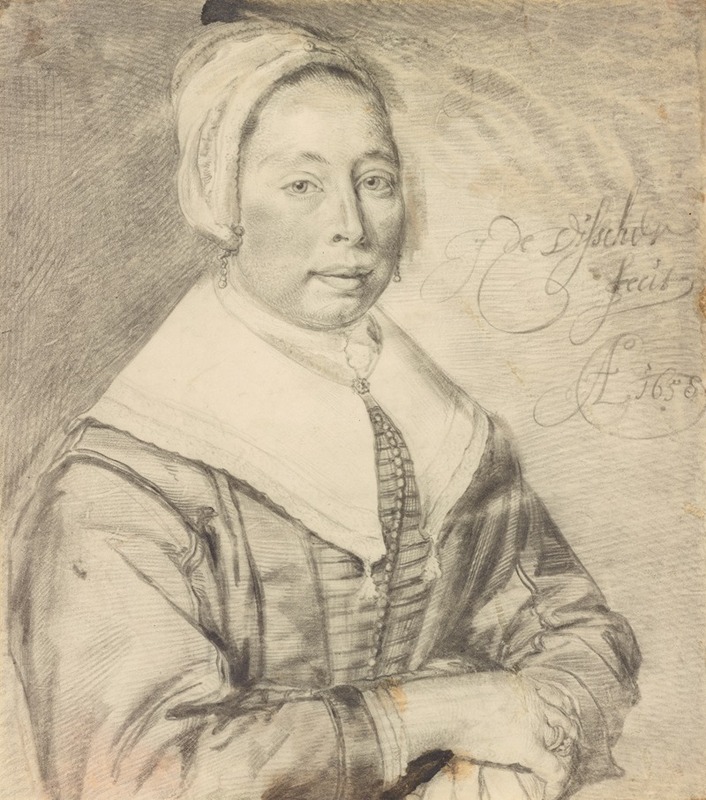 Cornelis Visscher - Portrait of a Woman