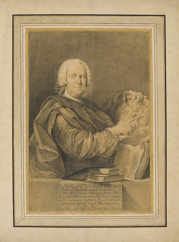 Giovanni Domenico Ferretti - Portrait of Cavaliere Francesco Maria Niccolò Gabburri