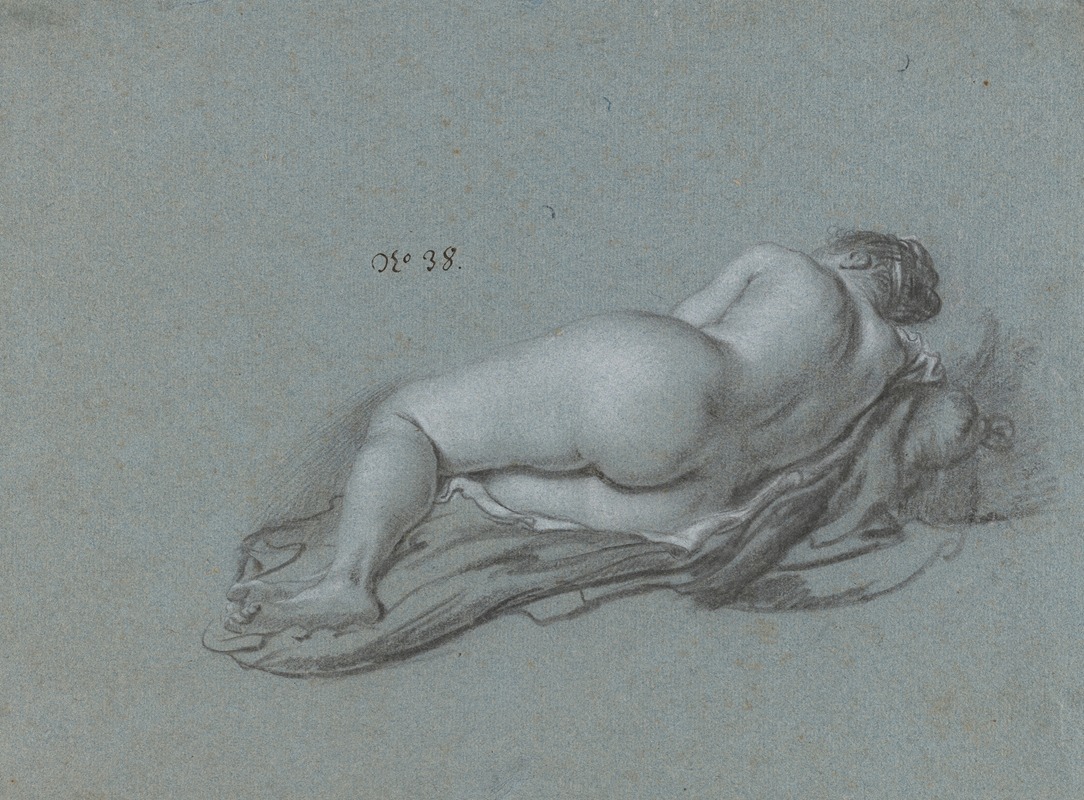 Ferdinand Bol - Reclining Female Nude