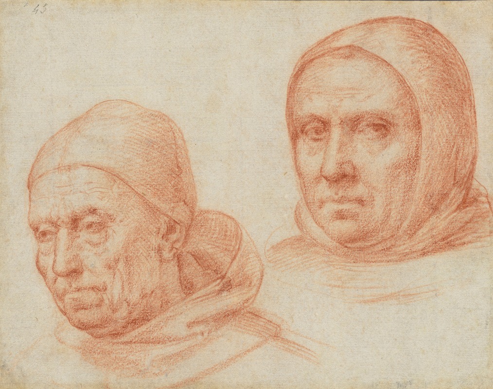 Fra Bartolomeo - Heads of Two Dominican Friars