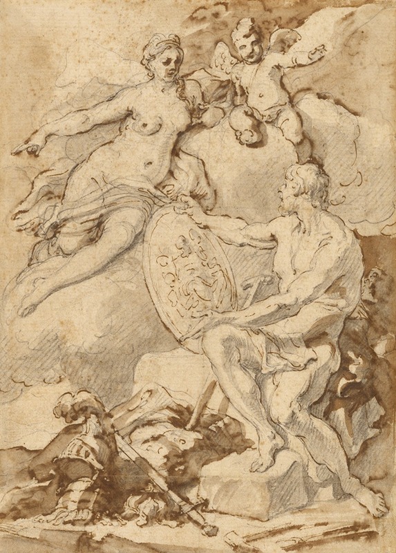 Francesco Solimena - Venus Receiving from Vulcan the Arms of Aeneas
