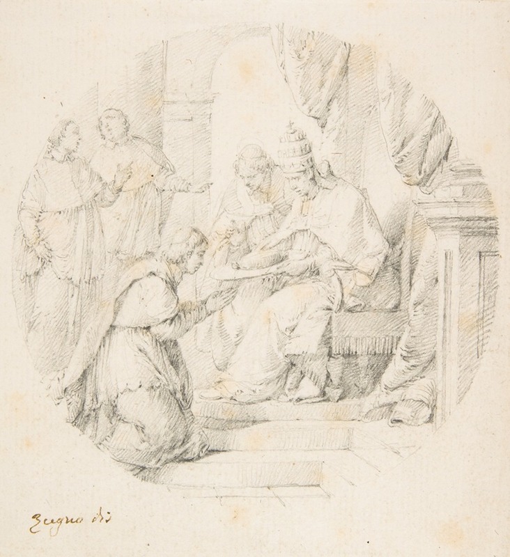 Francesco Zugno - Angelo Maria Querini Created Cardinal by Benedict XIII
