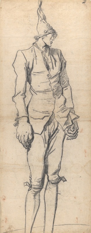 François-André Vincent - Caricature of the Painter Pierre-Charles Jombert