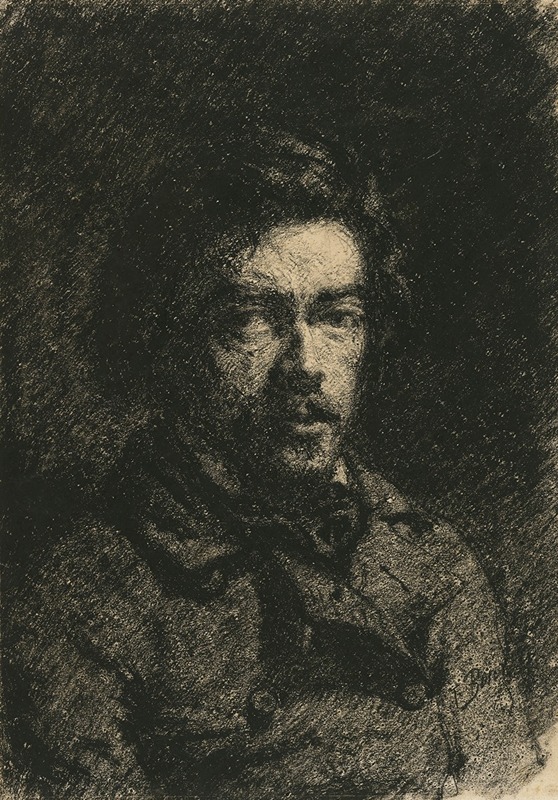 François Bonvin - Self-Portrait