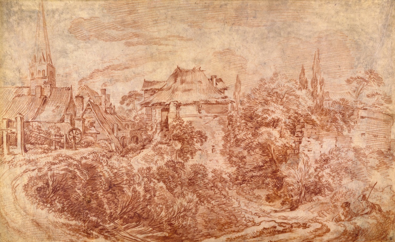 François Boucher - Landscape with Figures