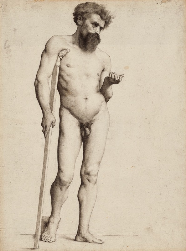 Gabriel Ferrier - Standing Male Nude