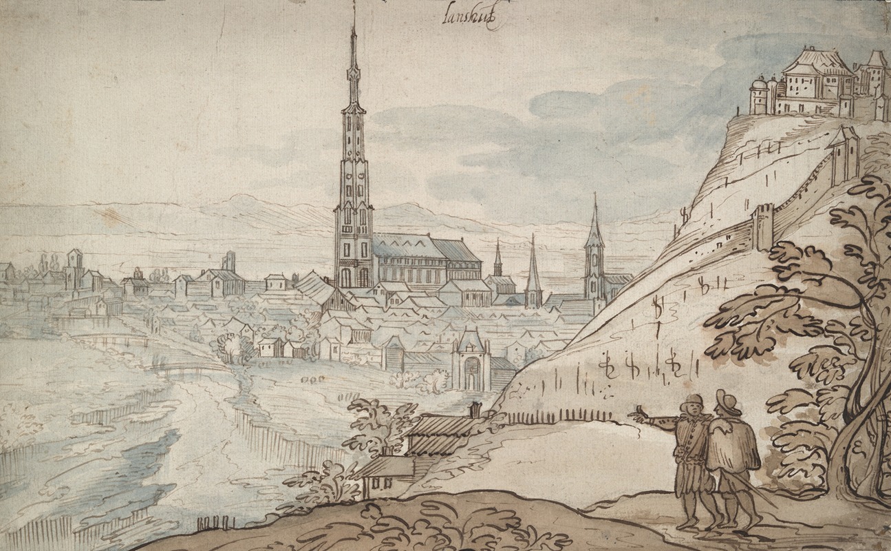 Joris Hoefnagel - View of Landshut