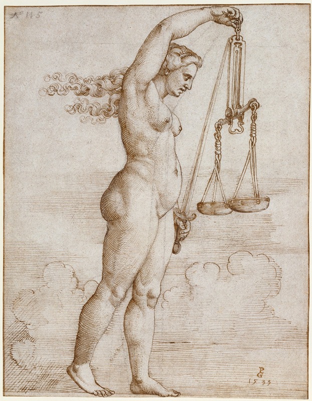 Georg Pencz - Allegory of Justice