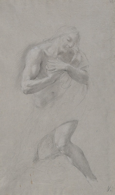 Giacomo Zoboli - Study of Christ in the Baptism, Standing in a Frontal View