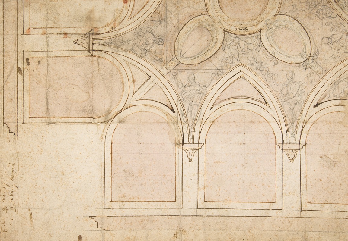 Giorgio Vasari - Design for the Ceiling Decoration in Vasari’s House in Arezzo