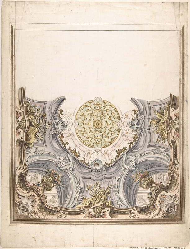 Giovanni Antonio Torricelli - Design for a Painted Ceiling