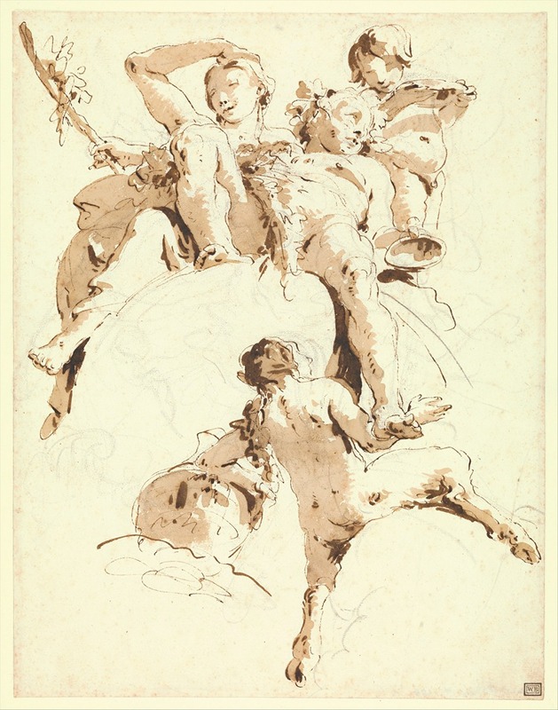 Giovanni Battista Tiepolo - Bacchus and Ariadne