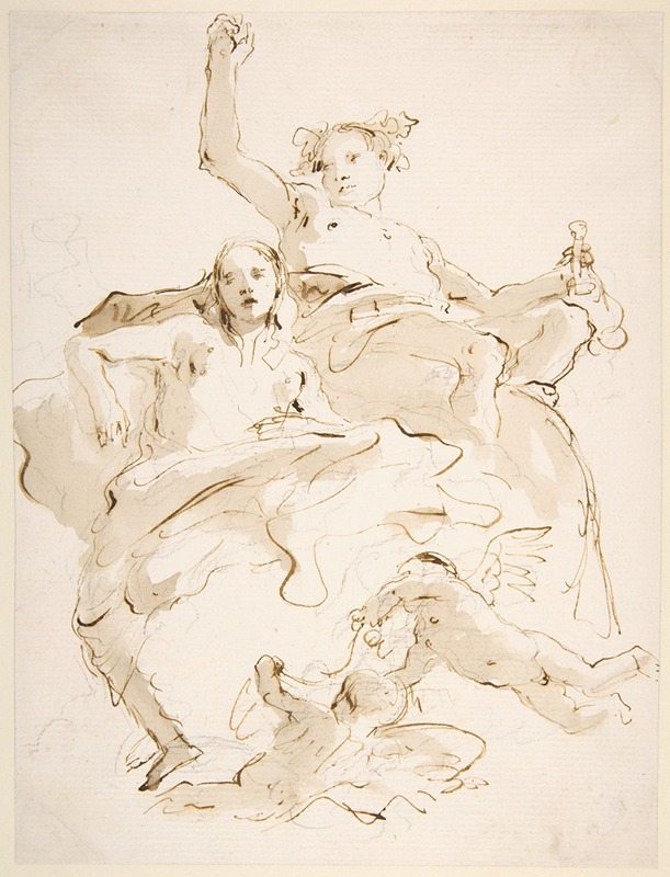 Giovanni Battista Tiepolo - Bacchus and Ariadne