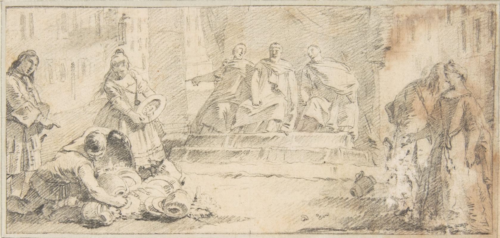 Giovanni Battista Tiepolo - Booty Presented to Three Dignitaries