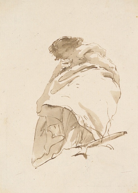 Giovanni Battista Tiepolo - Standing Woman, Turned to the Left
