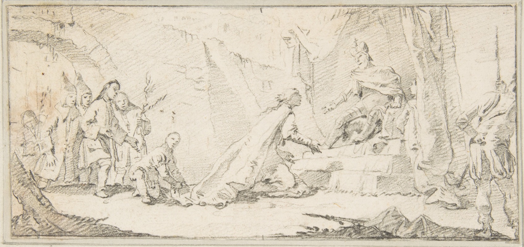 Giovanni Battista Tiepolo - Supplicants Imploring an Emperor for Peace