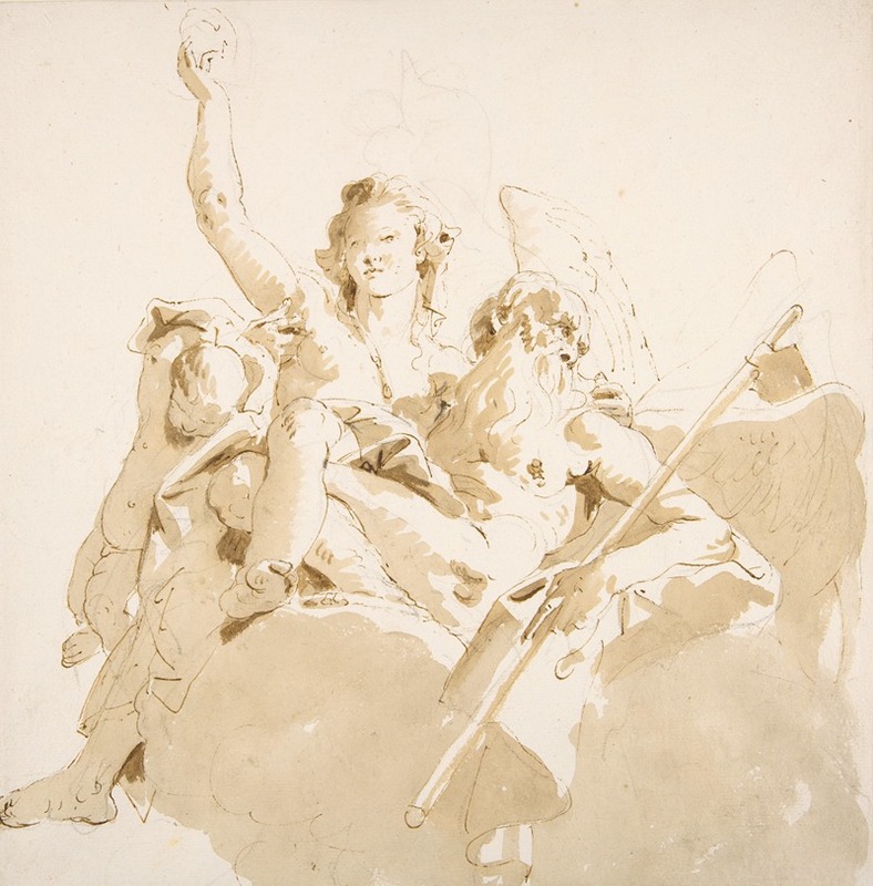 Giovanni Battista Tiepolo - Time and Truth.