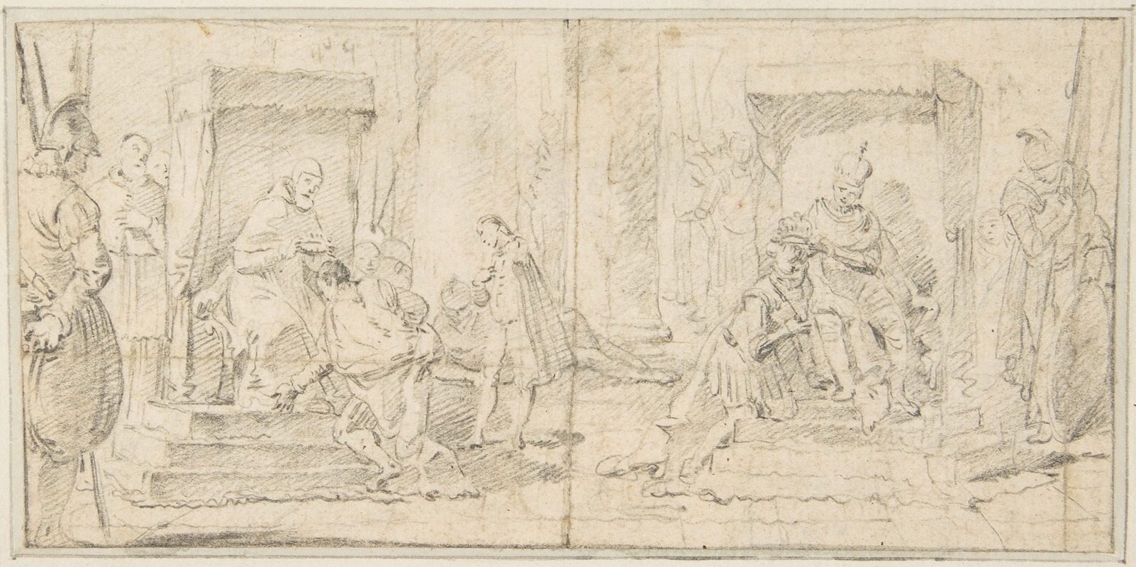 Giovanni Battista Tiepolo - Two Scenes of Coronation