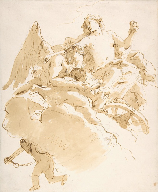 Giovanni Battista Tiepolo - Venus Entrusting an Infant to Time