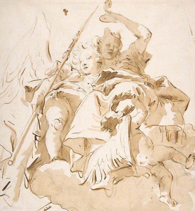 Giovanni Battista Tiepolo - Virtue and Nobility