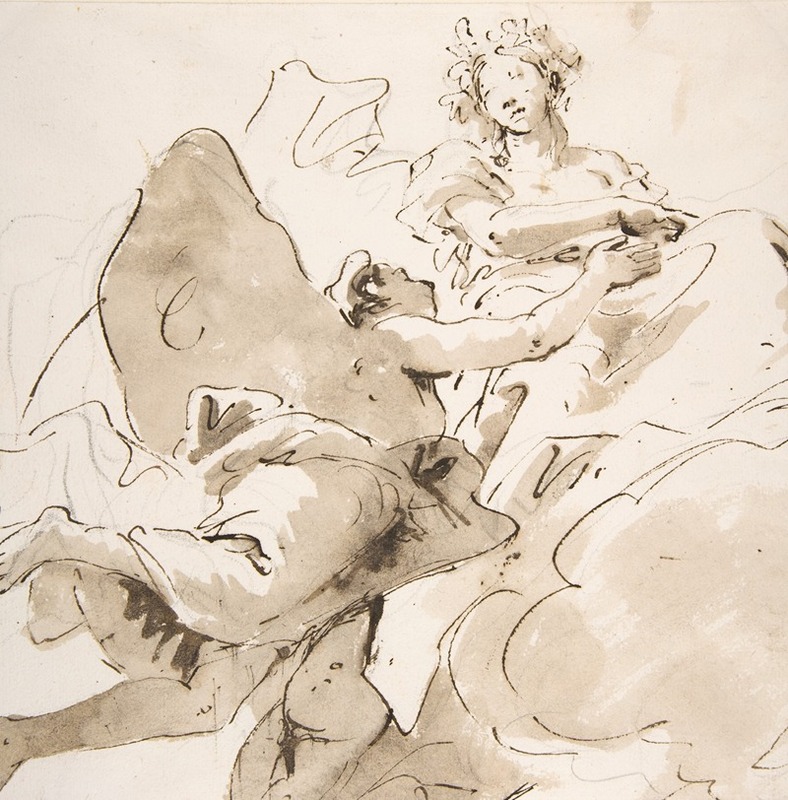 Giovanni Battista Tiepolo - Zephyr and Flora