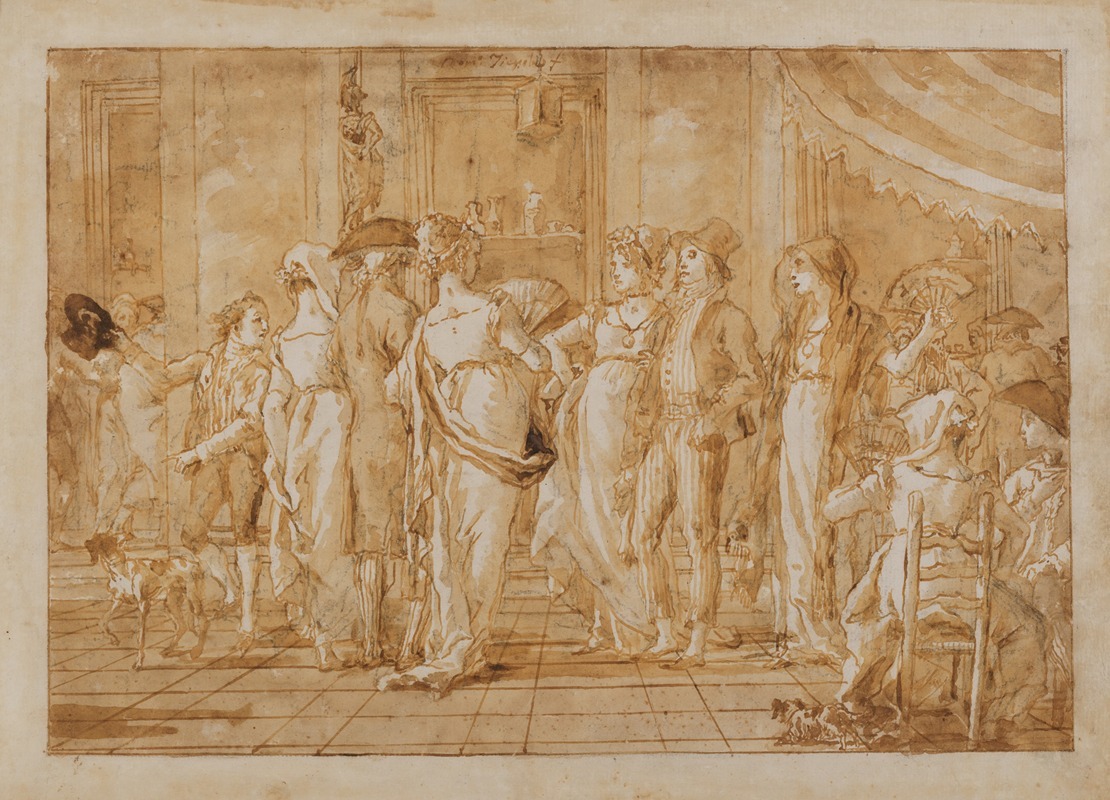 Giovanni Domenico Tiepolo - In Piazza