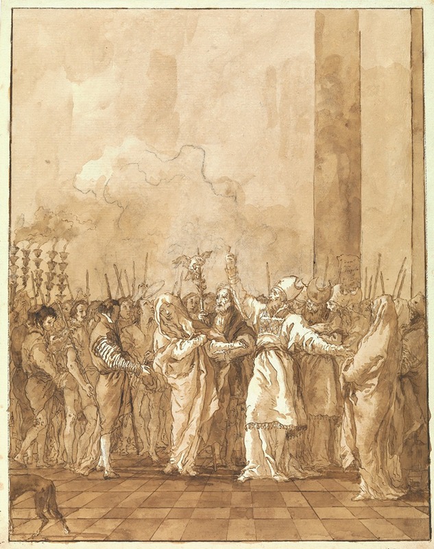 Giovanni Domenico Tiepolo - The Betrothal of the Virgin