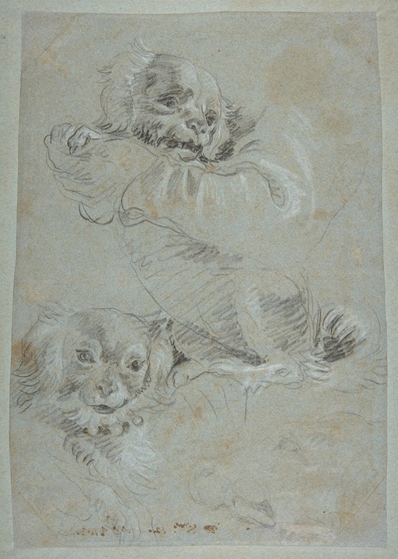 Giovanni Domenico Tiepolo - Three Dogs