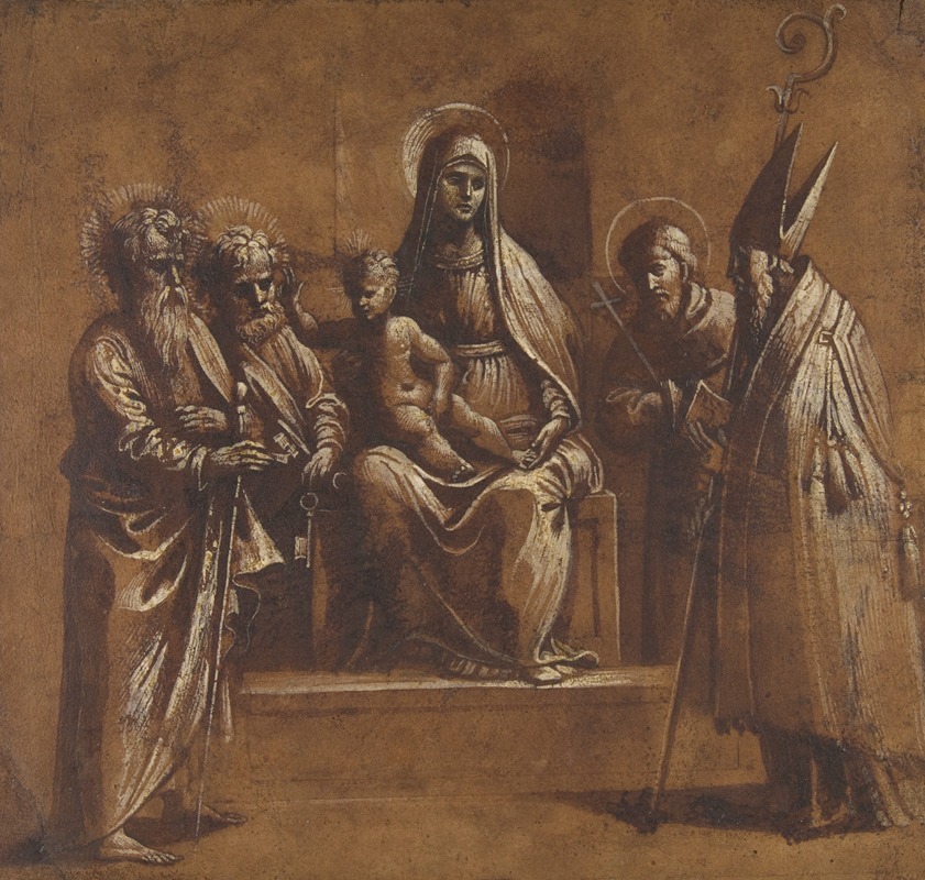 Girolamo da Treviso - The Virgin and Child with Saints