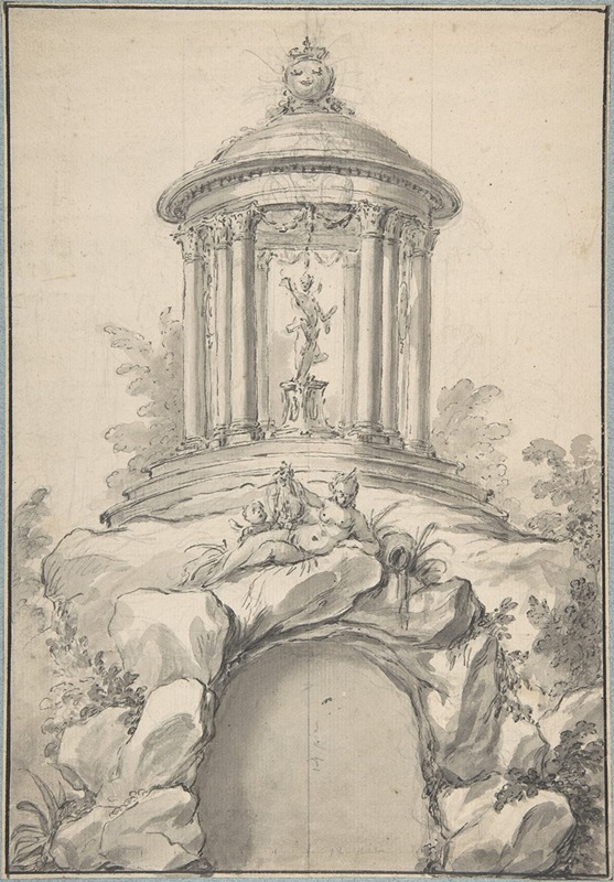Guillaume Taraval - Design for Festival Architecture for an Entry into Paris for the King of Sweden, Frederick I of Hesse