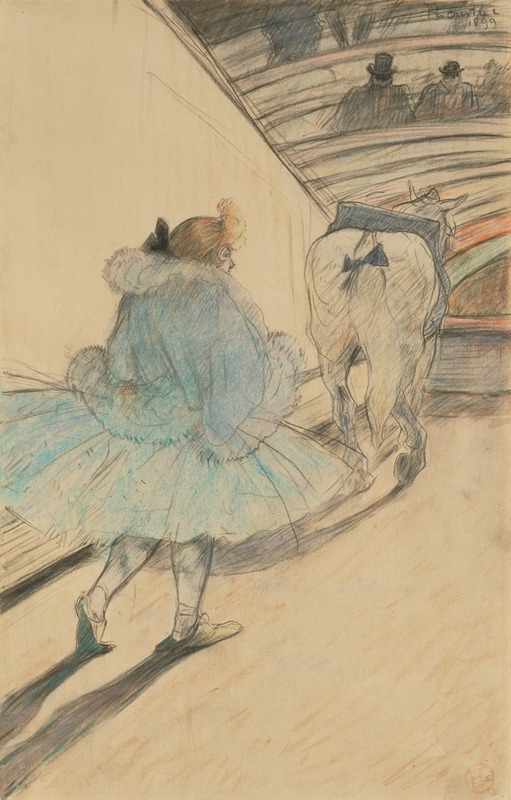 Henri de Toulouse-Lautrec - Au cirque; Entrèe en piste
