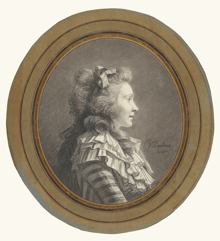 Henri-Pierre Danloux - Portrait of a Young Lady in Profile
