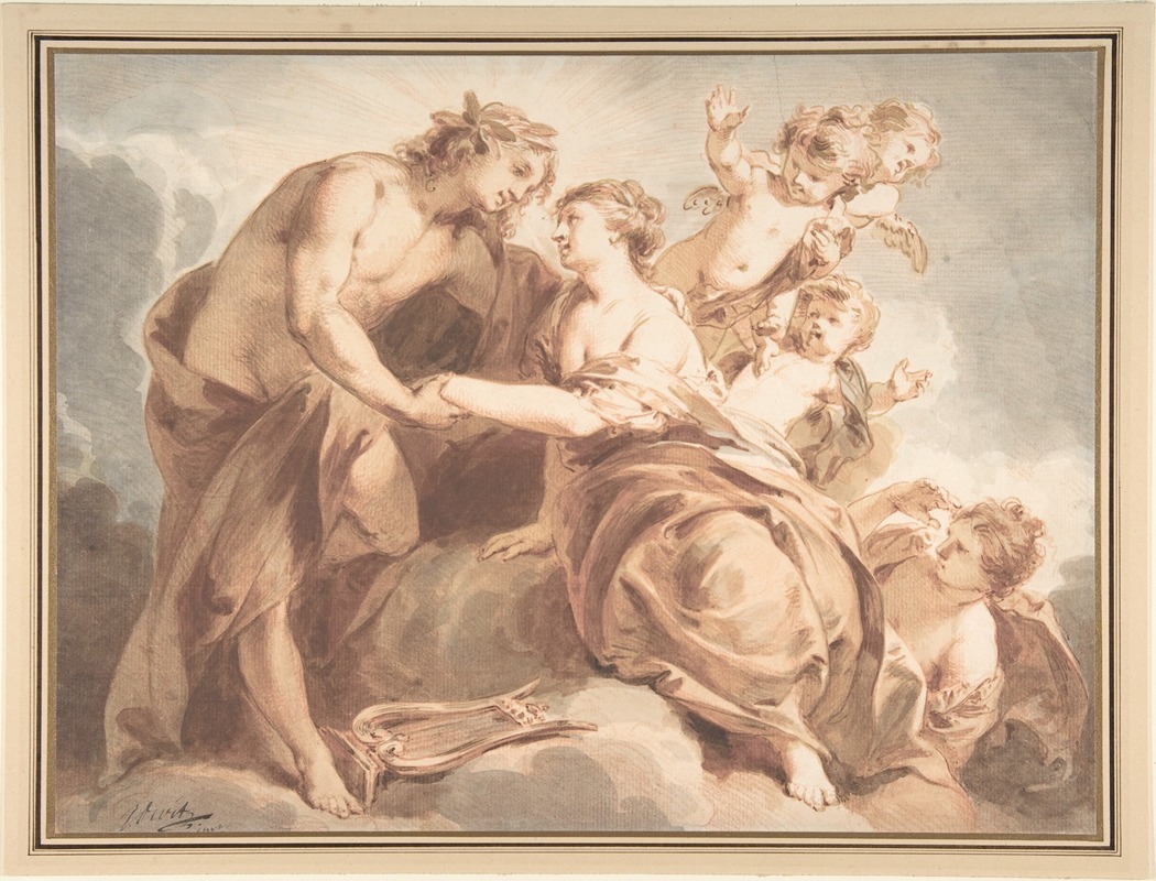 Jacob de Wit - Apollo and Thetis