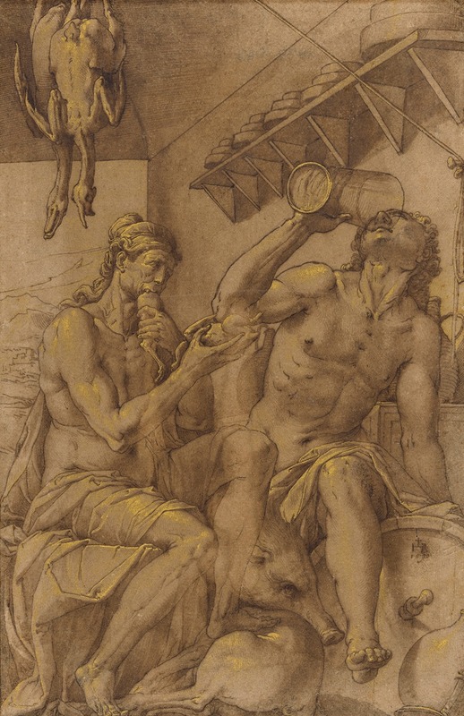 Jacopo Ligozzi - Allegory of Gluttony