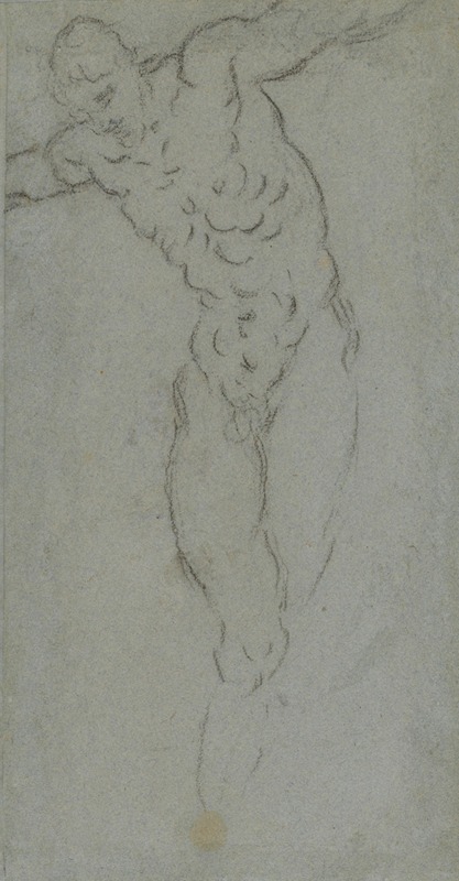 Jacopo Tintoretto - Reclining Male Figure