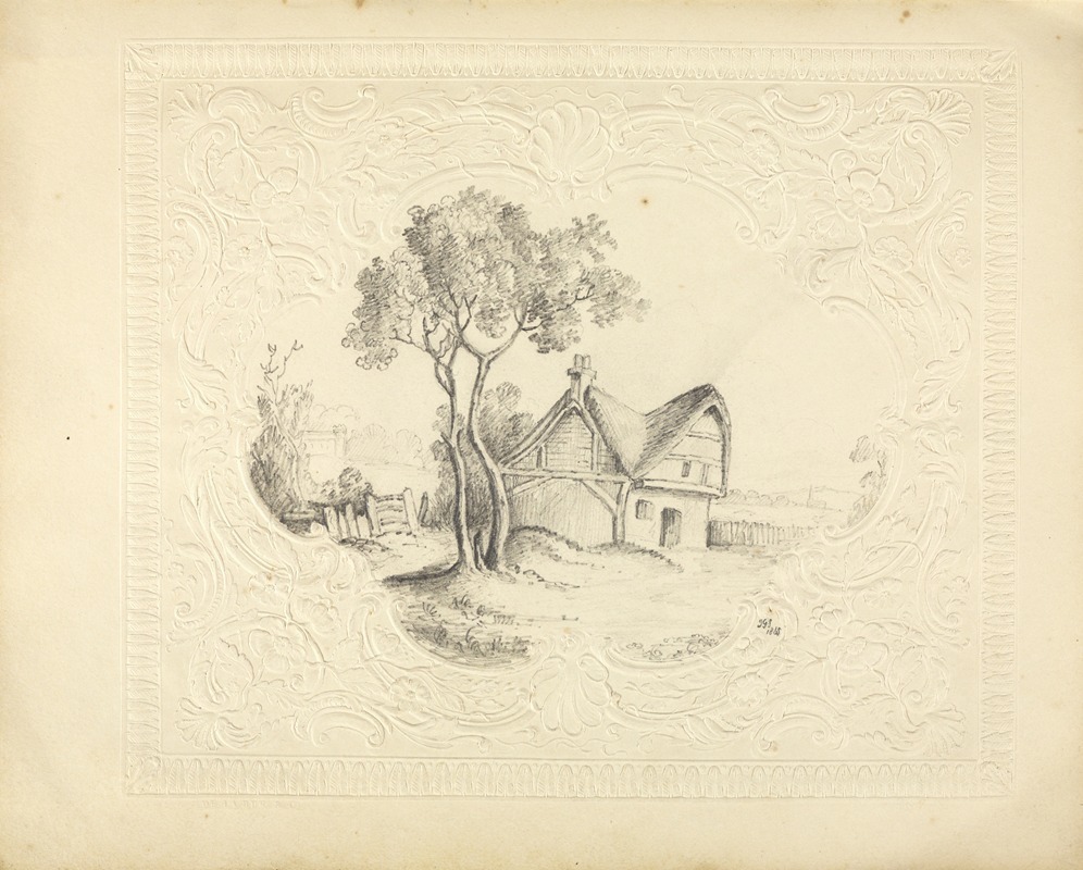 James G. Jones - Drawing of a House