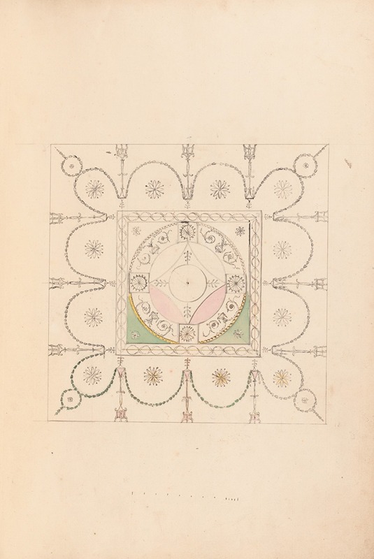 James Wyatt - Drawings for Ceilings and Wall Elevations