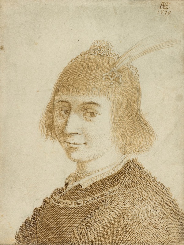 Jan van de Velde - Portrait of a Lady