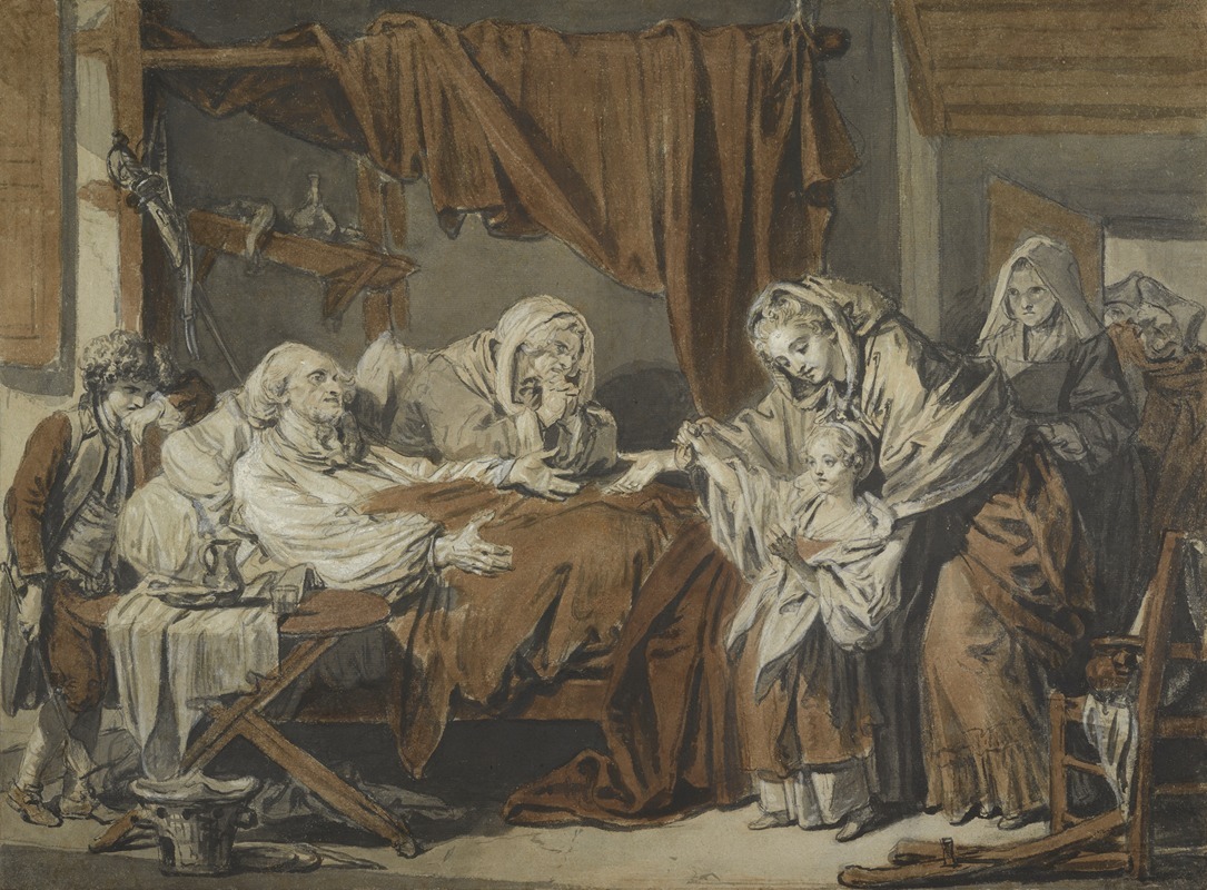 Jean-Baptiste Greuze - The Charitable Woman (La Dame de Charité)