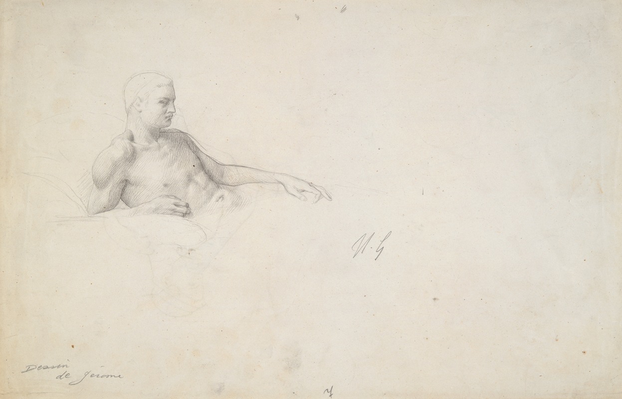 Jean-Léon Gérôme - Study for King Candaules