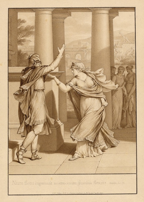 Jean Michel Moreau the Younger - Dido Excoriates Aeneas, from Book IV of the ‘Aeneid’