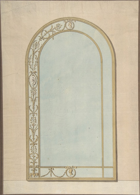 John Yenn - Design for a a Mirror with a Rounded Top