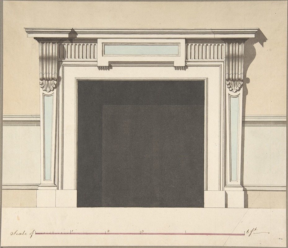 John Yenn - Design for a Chimneypiece.