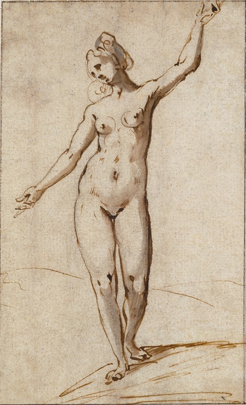 Karel Van Mander - Female Nude